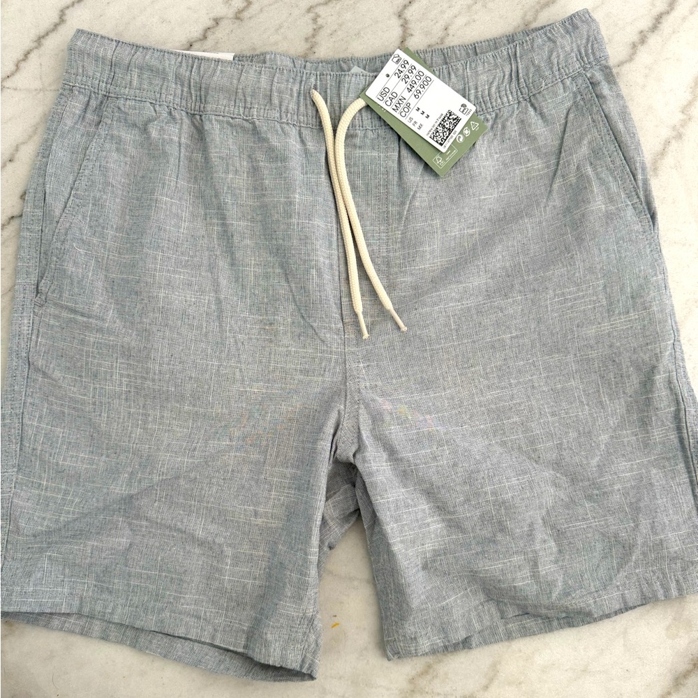 H&M Grey Drawstring Shorts - Medium NWT